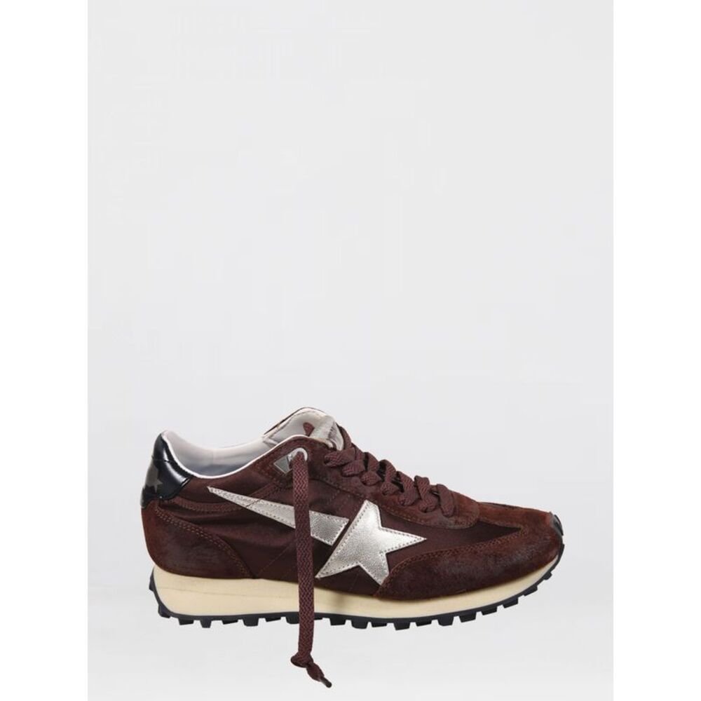 Golden Goose Women Running Marathon Suede And Nylon Sneakers Golden Goose